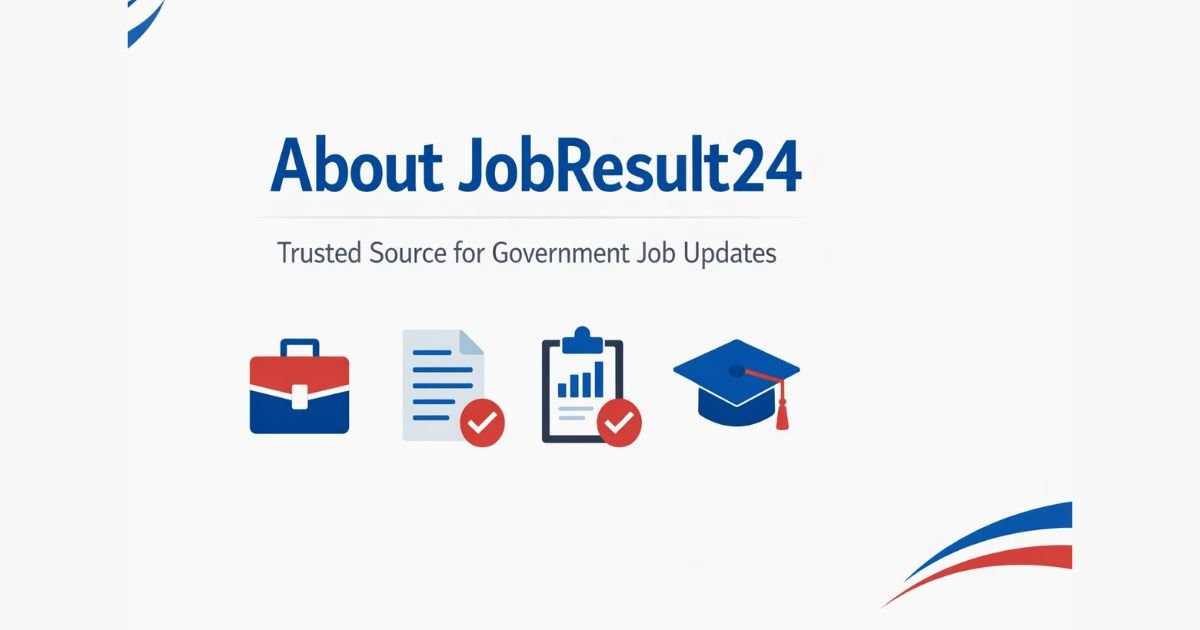 About JobResult24 government job update website