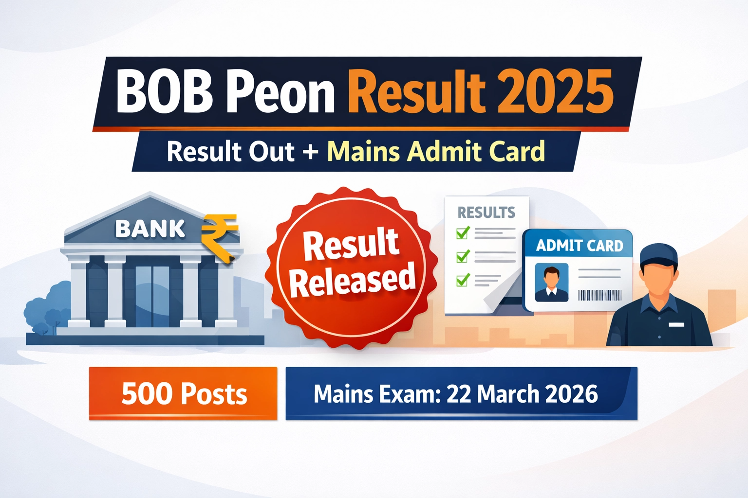 BOB Peon Result 2026