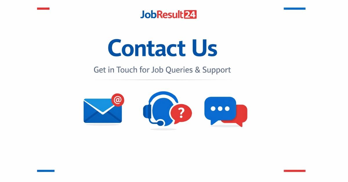 Contact JobResult24 for job updates and support