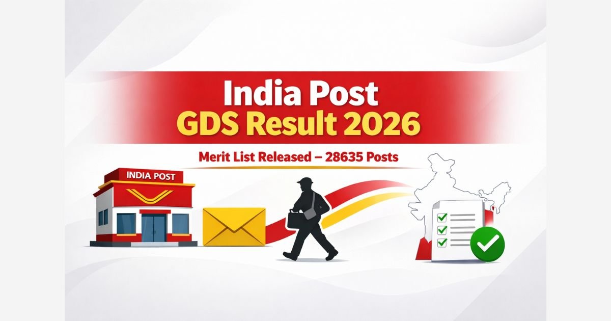 India Post GDS Result 2026 Merit List 28635 Posts Download Gramin Dak Sevak Result