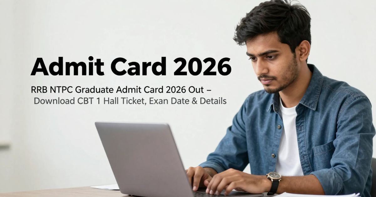 RRB NTPC Admit Card 2026 CBT 1 hall ticket download exam date