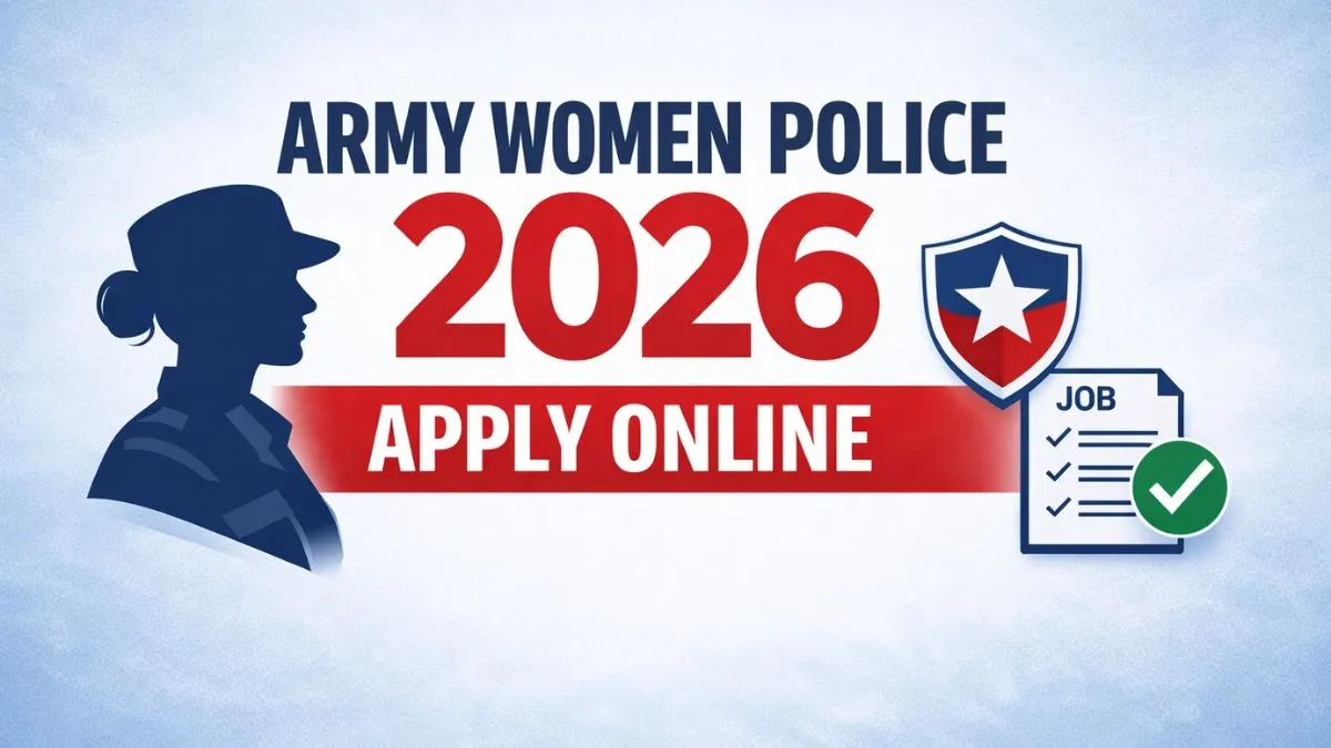 Indian Army Agniveer Women Military Police Recruitment 2026
