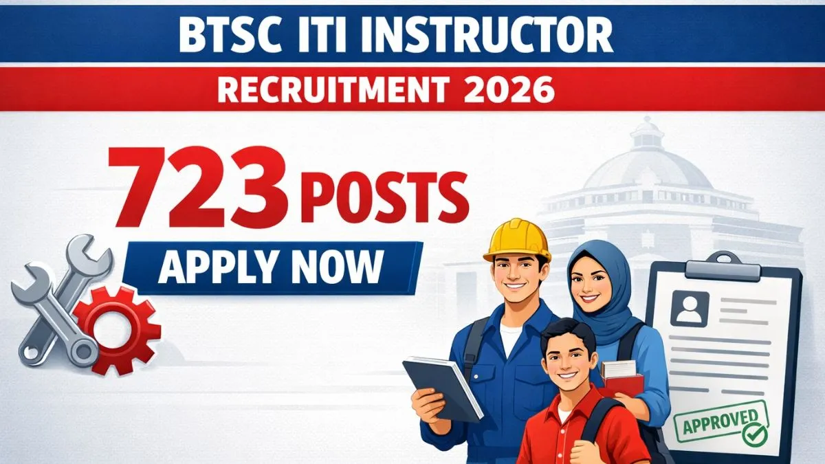 Bihar BTSC Instructor Recruitment 2026 apply online details