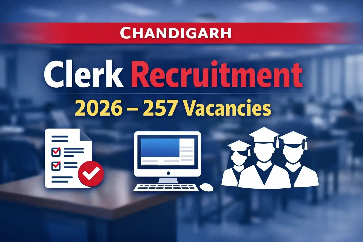 Chandigarh Clerk Recruitment 2026 Notification for 257 Vacancies