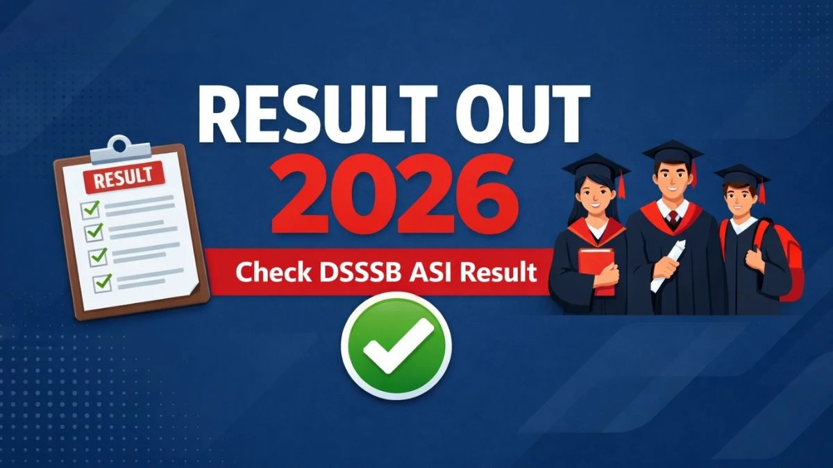 DSSSB Assistant Sanitary Inspector Result 2026 check online