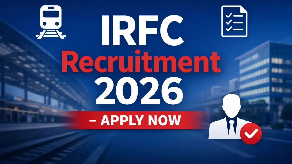 IRFC Recruitment 2026 Assistant Manager Apply Online