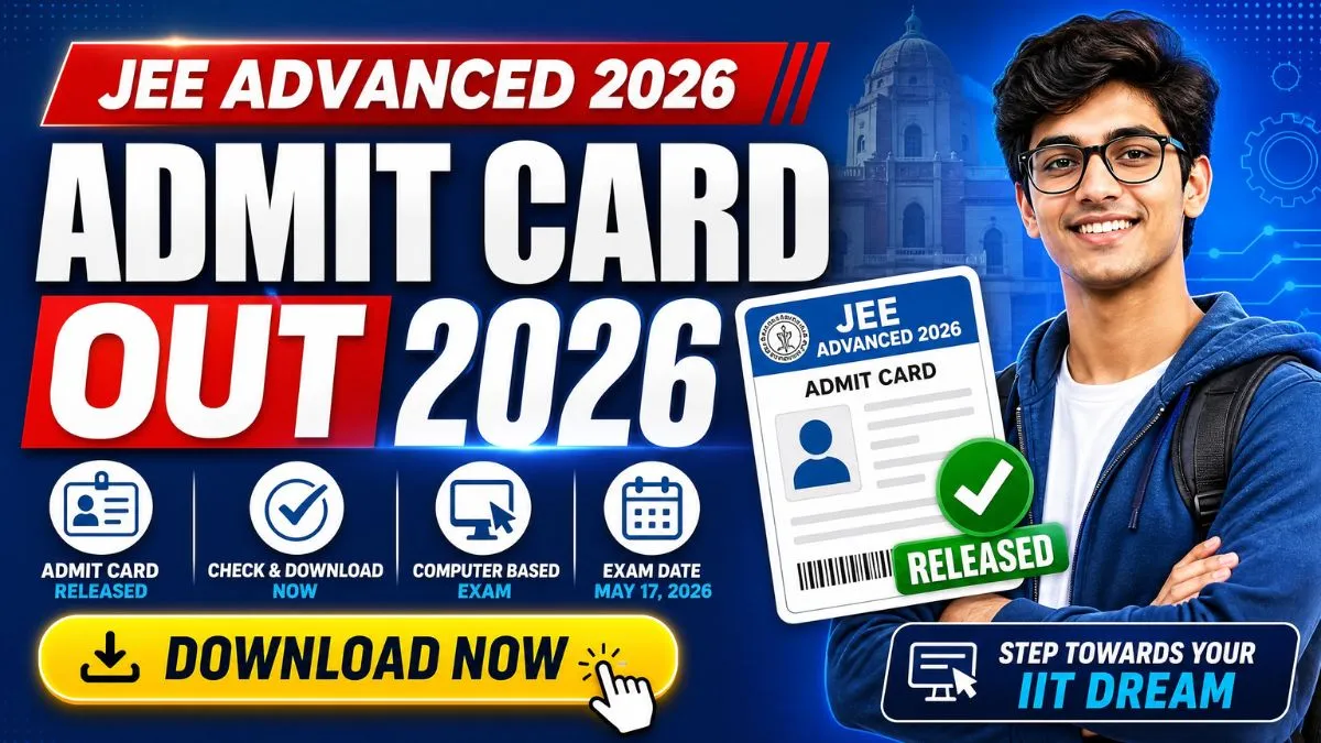 JEE Advanced 2026 Admit Card Download Link
