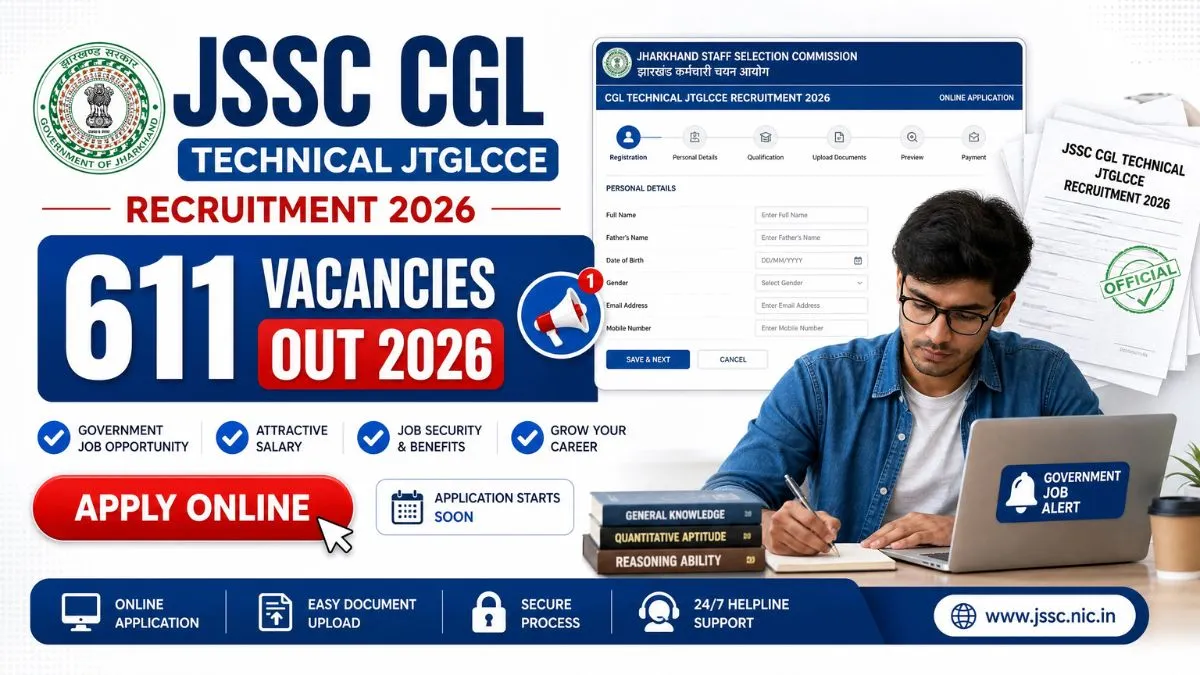 JSSC CGL Technical JTGLCCE Recruitment 2026 Apply Online