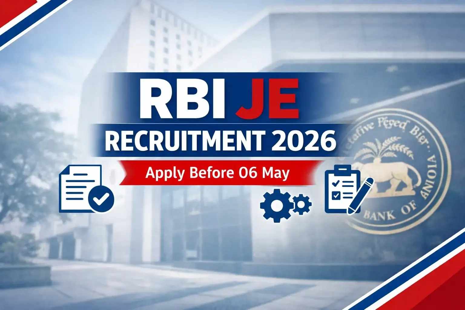 RBI JE Recruitment 2026 Notification Apply Online