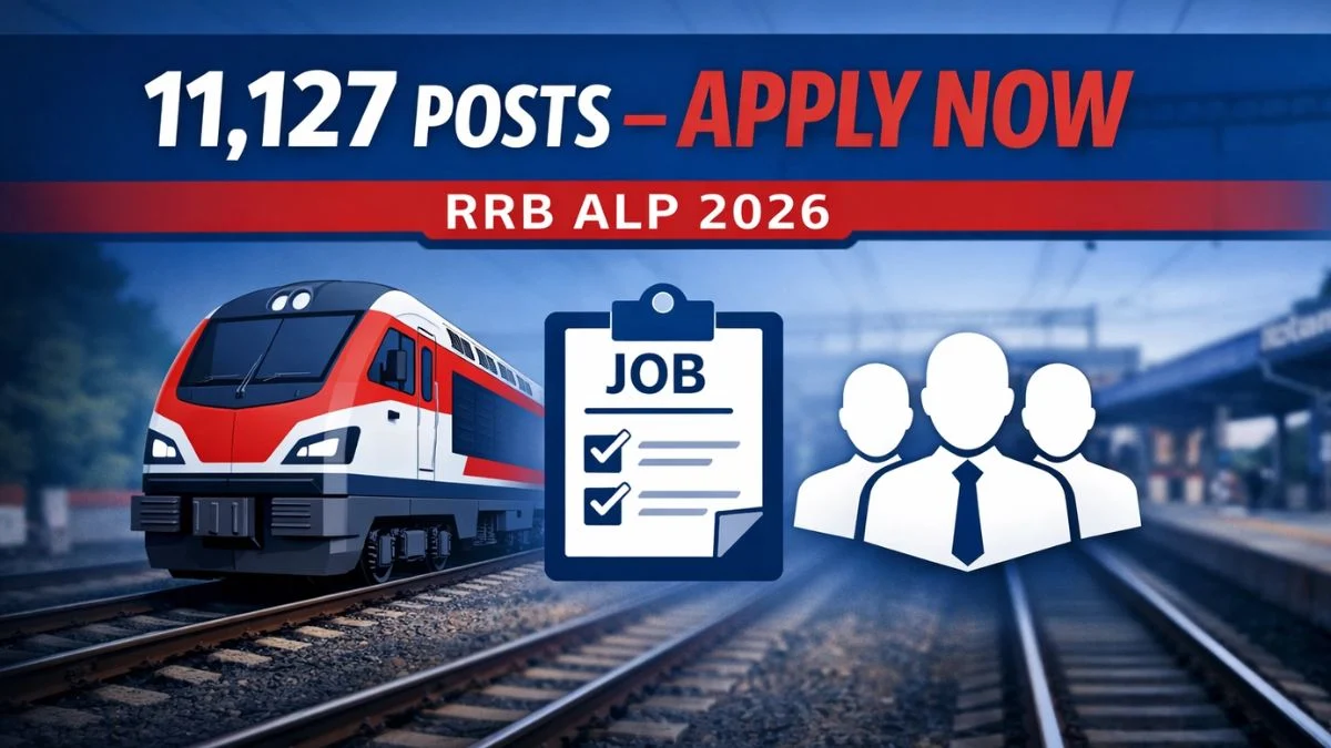 RRB ALP Recruitment 2026 Apply Online