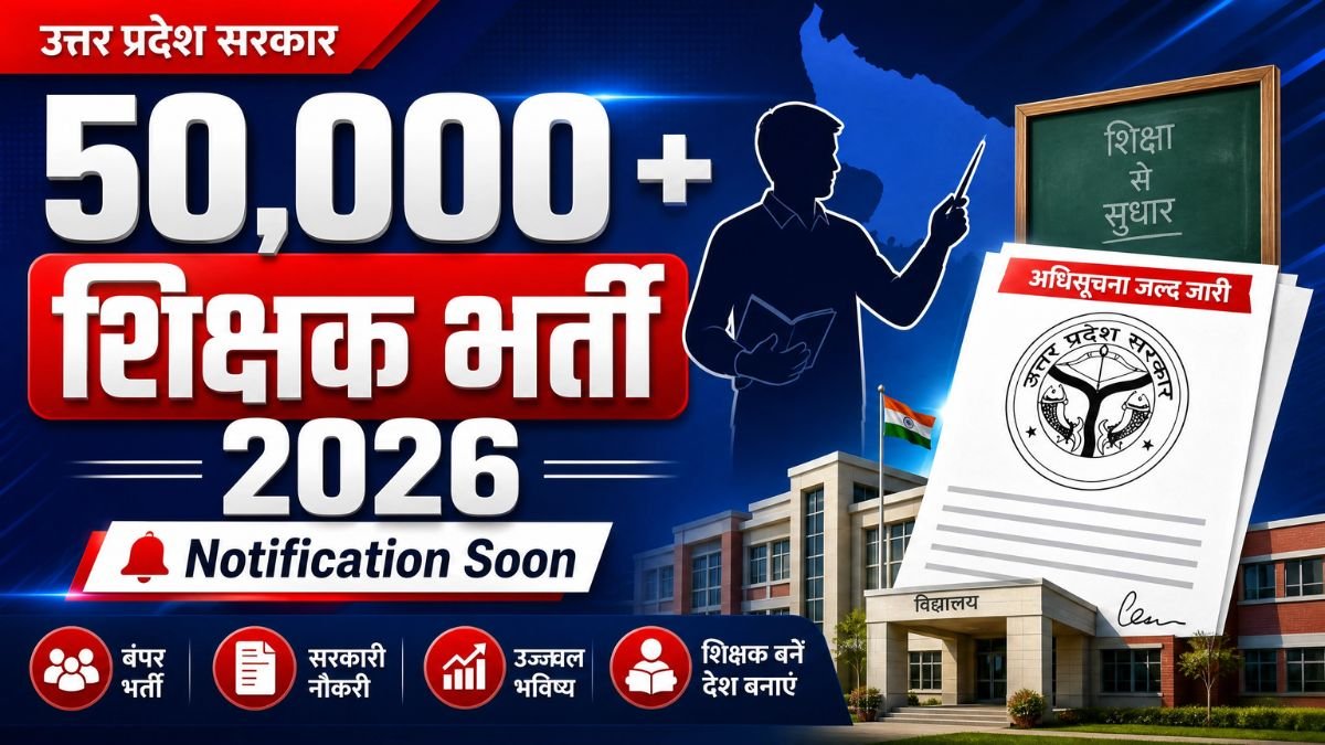 UP Teacher Recruitment 2026 latest notification update