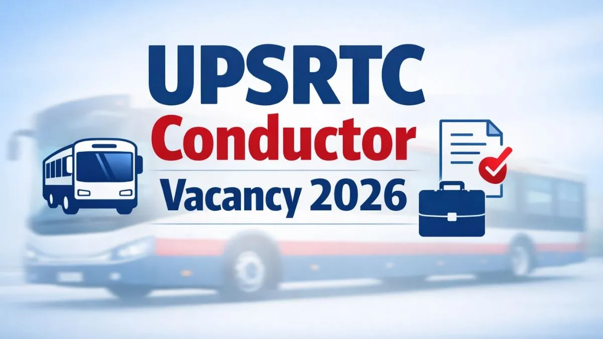 UPSRTC Bus Conductor Recruitment 2026 Apply Online